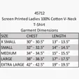 Ladies Cotton V-Neck T-Shirt — view 5