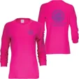Ladies Long Sleeve Cotton T-Shirt — view 2