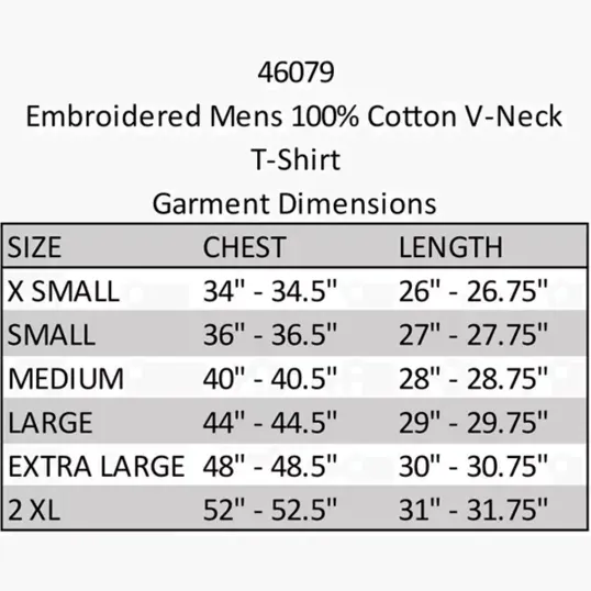 Men's V-Neck T-Shirt, Embroidered — view 4