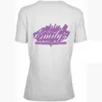 Ladies 100% Cotton White T-Shirt — view 2