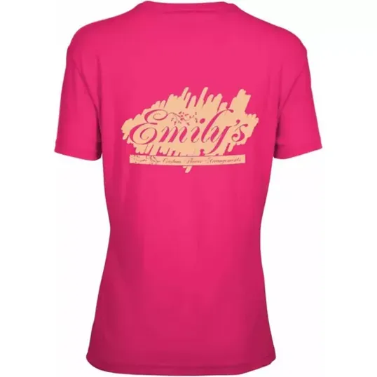 Ladies 100% Cotton Colored T-Shirt — view 2