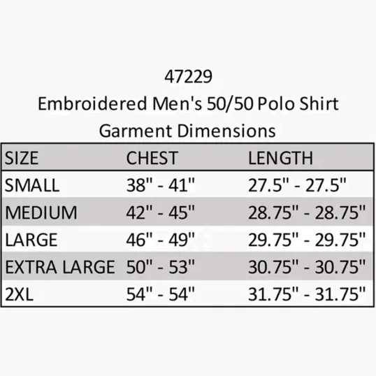Men's 50/50 Cotton-Polyester Polo Shirt — view 6