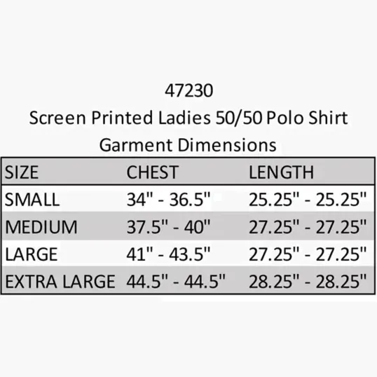 Ladies 50/50 Polo Shirt — view 6
