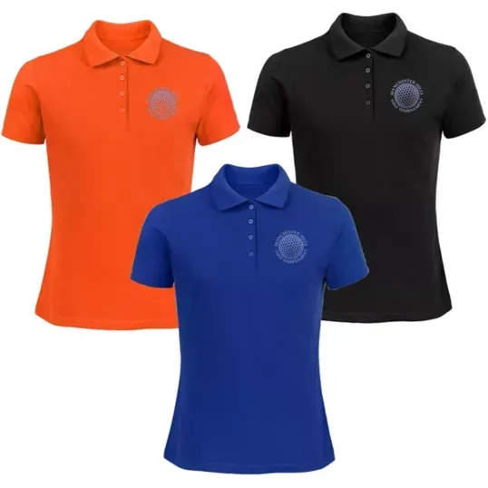 Ladies 50/50 Cotton-Polyester Polo Shirt — view 2