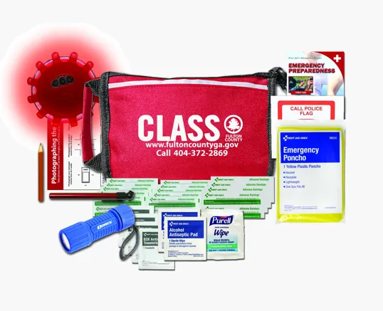 Hi-Vis Auto Emergency Kit with LED Safety Flare — view 4