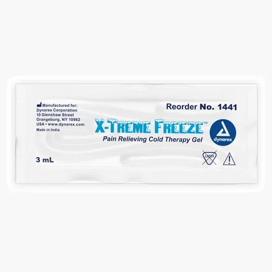 X-Treme Freeze Pain Relieving Gel, Single-Use Packets