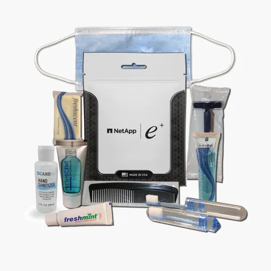 Hygiene Kit with Waterproof Case, 9-Piece Travel Set — view 7