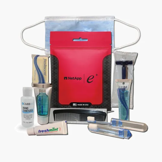 Hygiene Kit with Waterproof Case, 9-Piece Travel Set — view 6