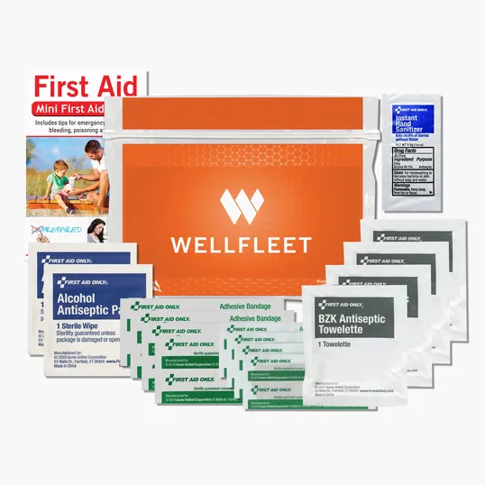 Personal First Aid Kit in Waterproof Mylex Container