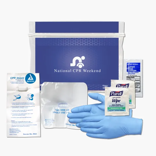 CPR Kit with Mask, Gloves, and Sanitizer — view 5