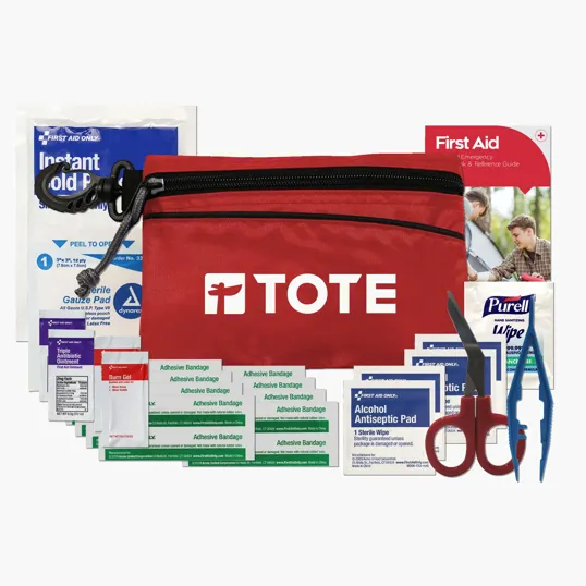 Personal First Aid Kit with Carabiner