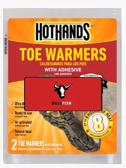 Toe Warmers with Custom Label