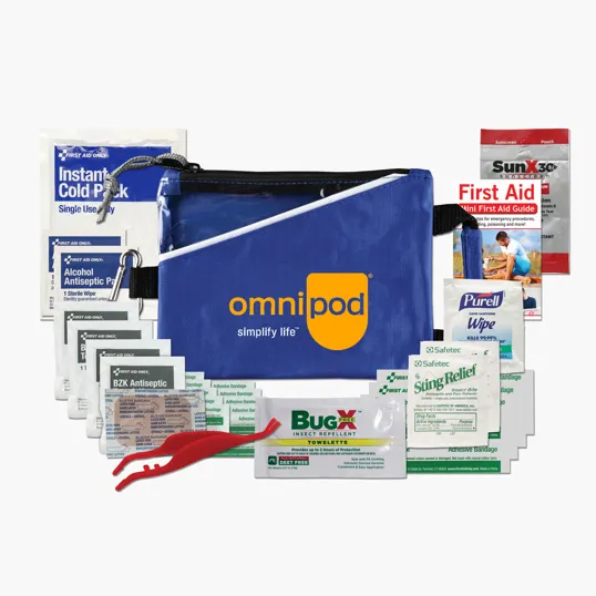 Excursion Outdoor First Aid Kit with Carabiner