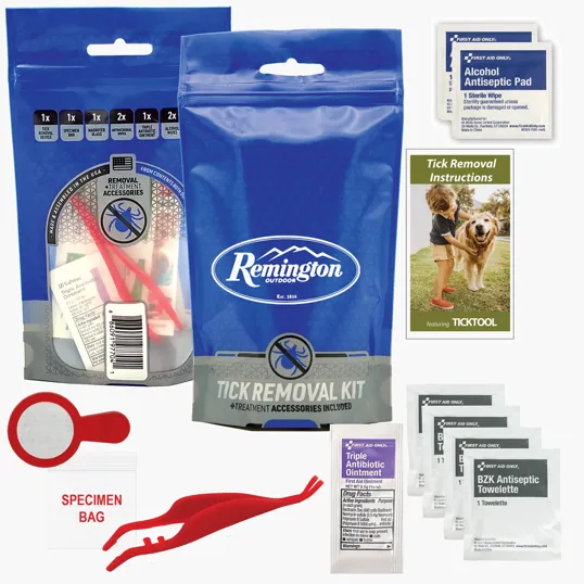 Tick Removal Kit with Patented Tick Tool and First Aid Supplies — view 2