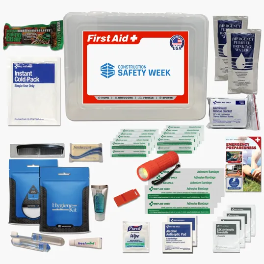 Survival & First Aid Kit with Hard-Shell Case — view 3