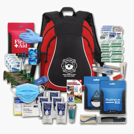 Life Gear Survival Disaster & First Aid Backpack 2.0