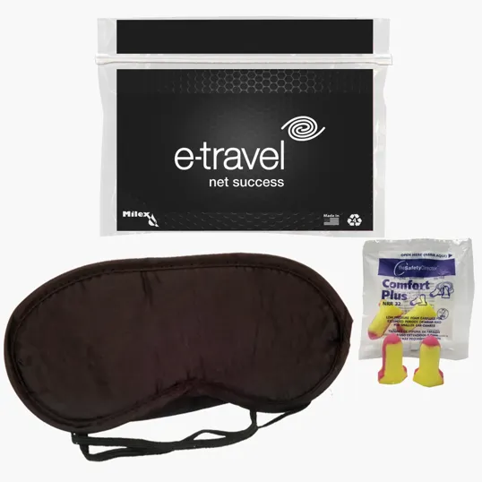 Sleep Kit with Ear Plugs and Sleep Mask — view 2