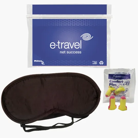 Sleep Kit with Ear Plugs and Sleep Mask — view 3