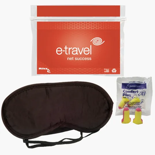 Sleep Kit with Ear Plugs and Sleep Mask — view 6