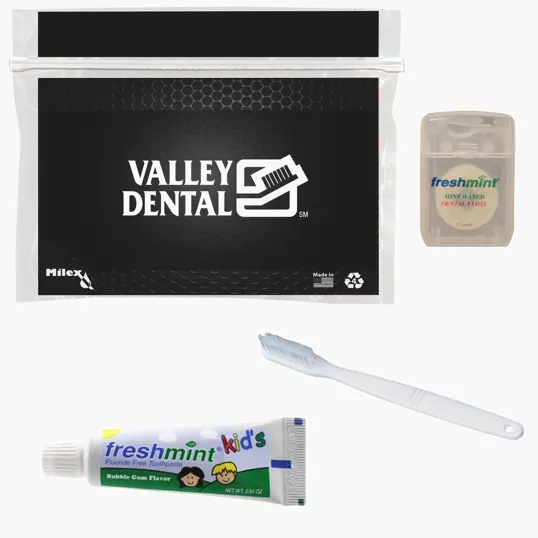 Kids Dental Kit with Fluoride-Free Toothpaste