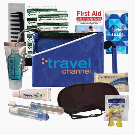 Global Travel Kit with Sleep Mask and Ear Plugs — view 2
