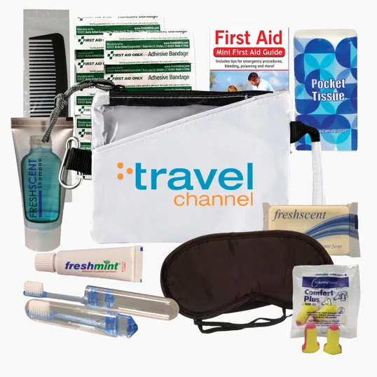 Global Travel Kit with Sleep Mask and Ear Plugs — view 4