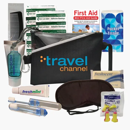 Global Travel Kit with Sleep Mask and Ear Plugs