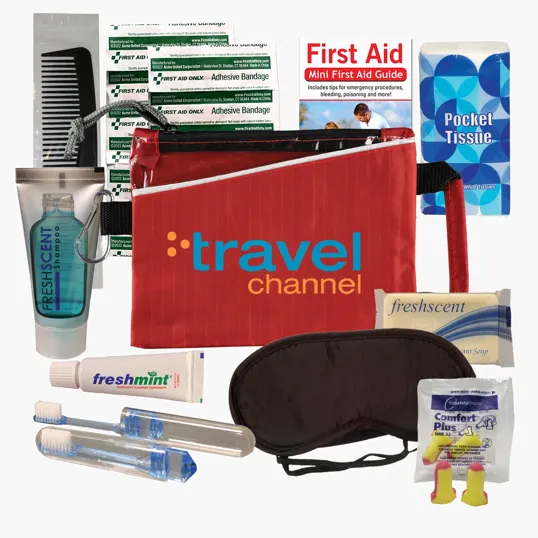 Global Travel Kit with Sleep Mask and Ear Plugs — view 3