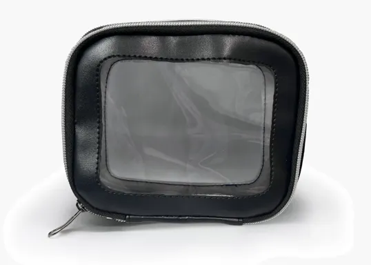 Empty Zippered Bag with Clear Window
