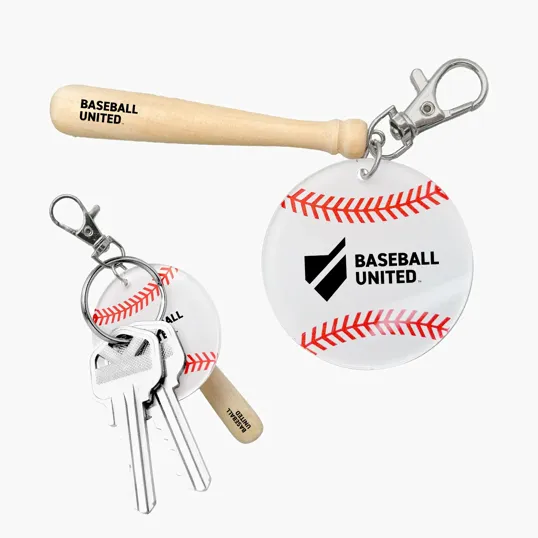 Baseball Bat Keychain