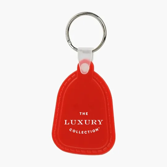 Teardrop Key Tag with Split Ring