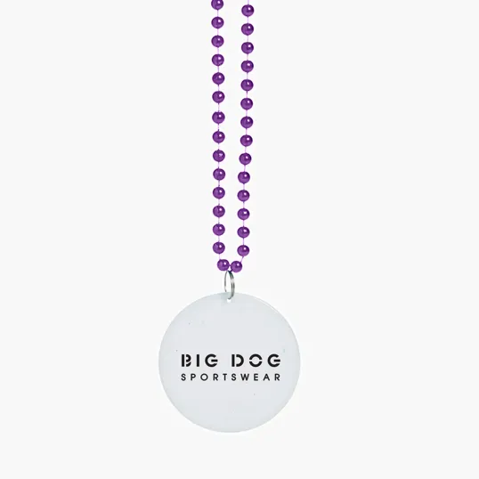 Medallion Beads Plastic Beaded Necklaces — view 5