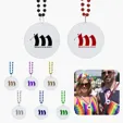 Medallion Beads Plastic Beaded Necklaces — view 9