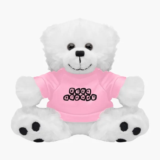 6" Teddy Bear with Customizable Tee Shirt
