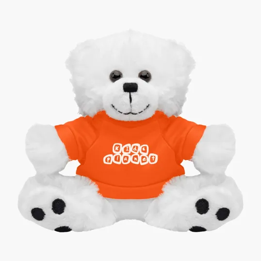 6" Teddy Bear with Customizable Tee Shirt — view 3