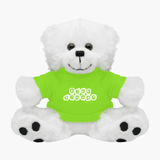 6" Teddy Bear with Customizable Tee Shirt — view 5