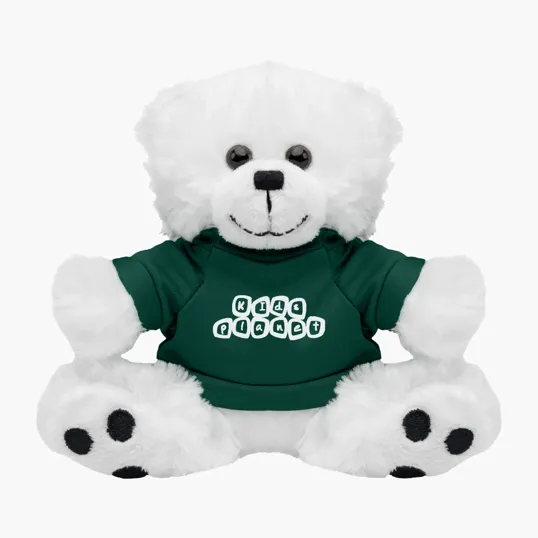 6" Teddy Bear with Customizable Tee Shirt — view 6