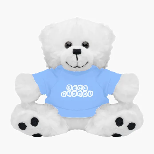 6" Teddy Bear with Customizable Tee Shirt — view 7
