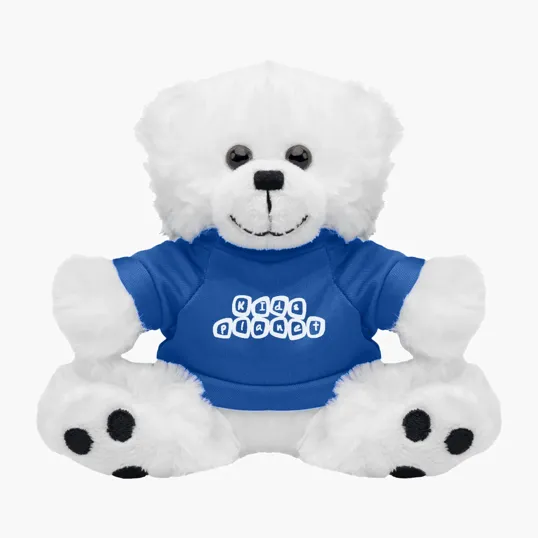6" Teddy Bear with Customizable Tee Shirt — view 8