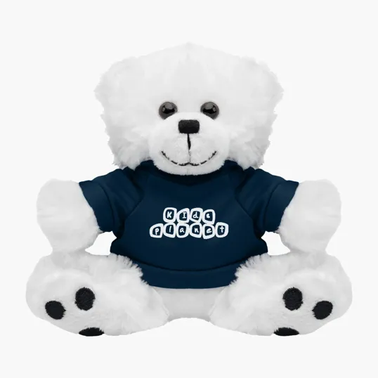 6" Teddy Bear with Customizable Tee Shirt — view 9