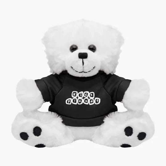 6" Teddy Bear with Customizable Tee Shirt — view 12
