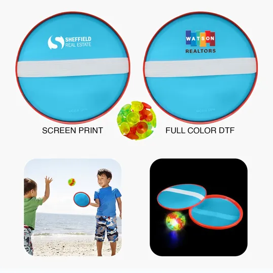 LED Catch & Throw Game with Light-Up Ball