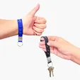 Silicone Popper Keychain — view 9