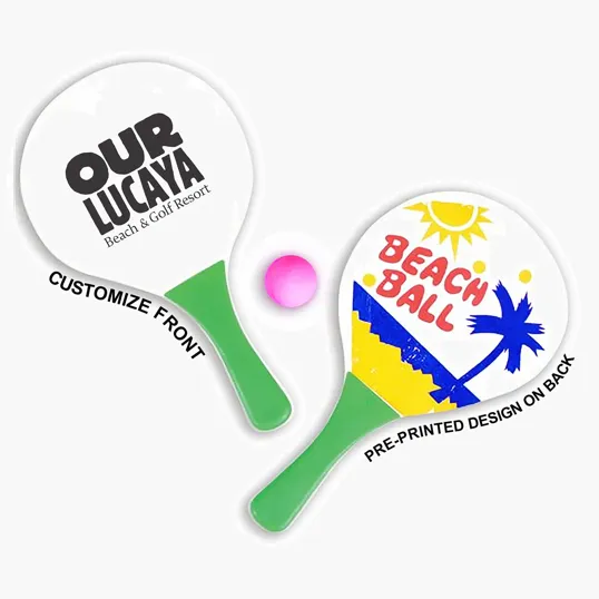 Paddle Ball Game with Mesh Bag