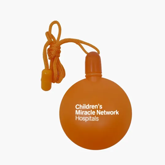 Bubble Necklace with Refillable 1.33oz Bottle and Breakaway Neck Cord — view 3