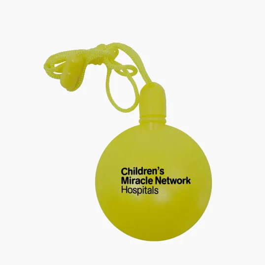 Bubble Necklace with Refillable 1.33oz Bottle and Breakaway Neck Cord — view 4