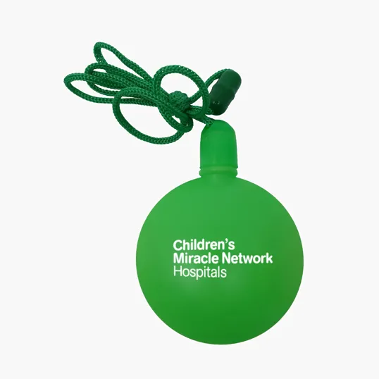Bubble Necklace with Refillable 1.33oz Bottle and Breakaway Neck Cord — view 5