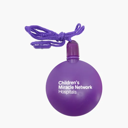 Bubble Necklace with Refillable 1.33oz Bottle and Breakaway Neck Cord — view 8