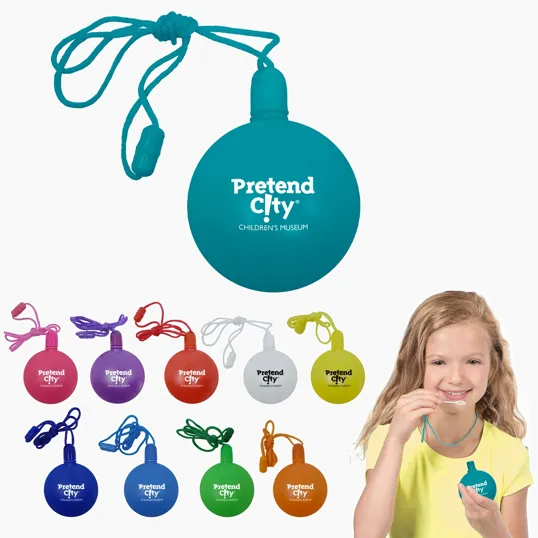 Bubble Necklace with Refillable 1.33oz Bottle and Breakaway Neck Cord — view 10