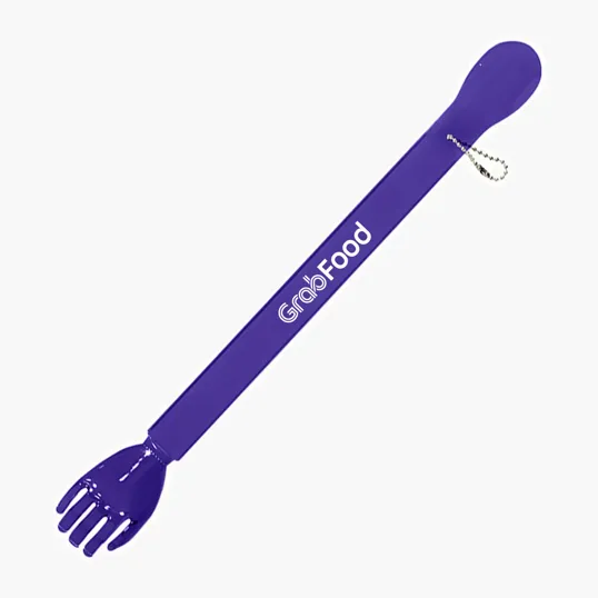 Backscratcher & Shoehorn, 2-in-1 with Beaded Chain — view 5